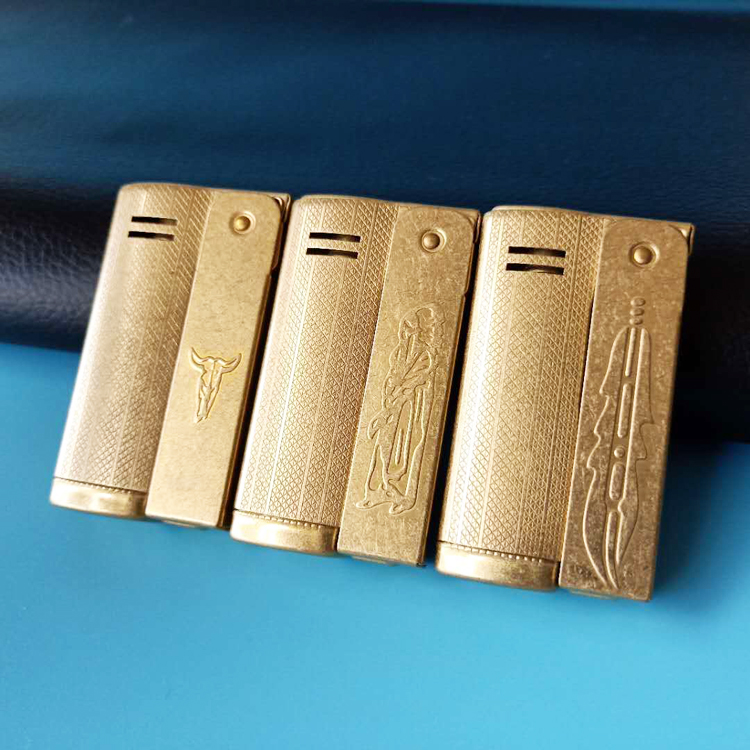 奥地利品牌imco爱酷煤油打火机复古老式个性6800原铜纯铜创意砂轮