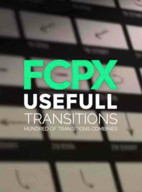 FCPX转场预设4K无缝转场，不同风格和使用场景有不同效果介意勿拍