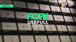 FCPX转场预设4K无缝转场，不同风格和使用场景有不同效果介意勿拍