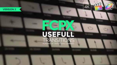 FCPX转场预设4K无缝转场，不同风格和使用场景有不同效果介意勿拍