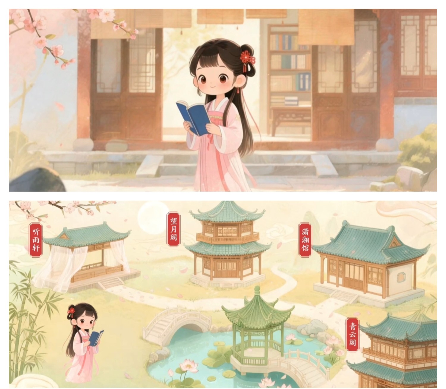 古风闯关PPT模板高级动态AIPPT设计