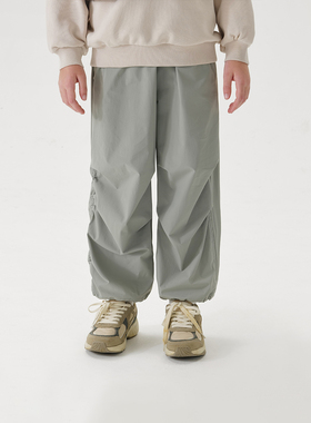 马克珍妮男女童户外爬山超轻伞兵裤儿童速干运动裤春夏新款250031