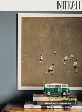 官方授权 超棒纹理足球SOCCER瑞典进口装饰画芯Fine Little Day