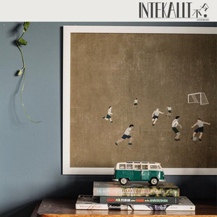 Little 饰画芯Fine Day 超棒纹理足球SOCCER瑞典进口装 官方授权