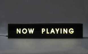 专业灯箱灯牌led灯制作 超大长方形广告牌夜灯NOW PLAYING