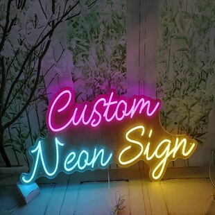 柔性霓虹灯外贸爆款发光字Custom neon sign灯牌