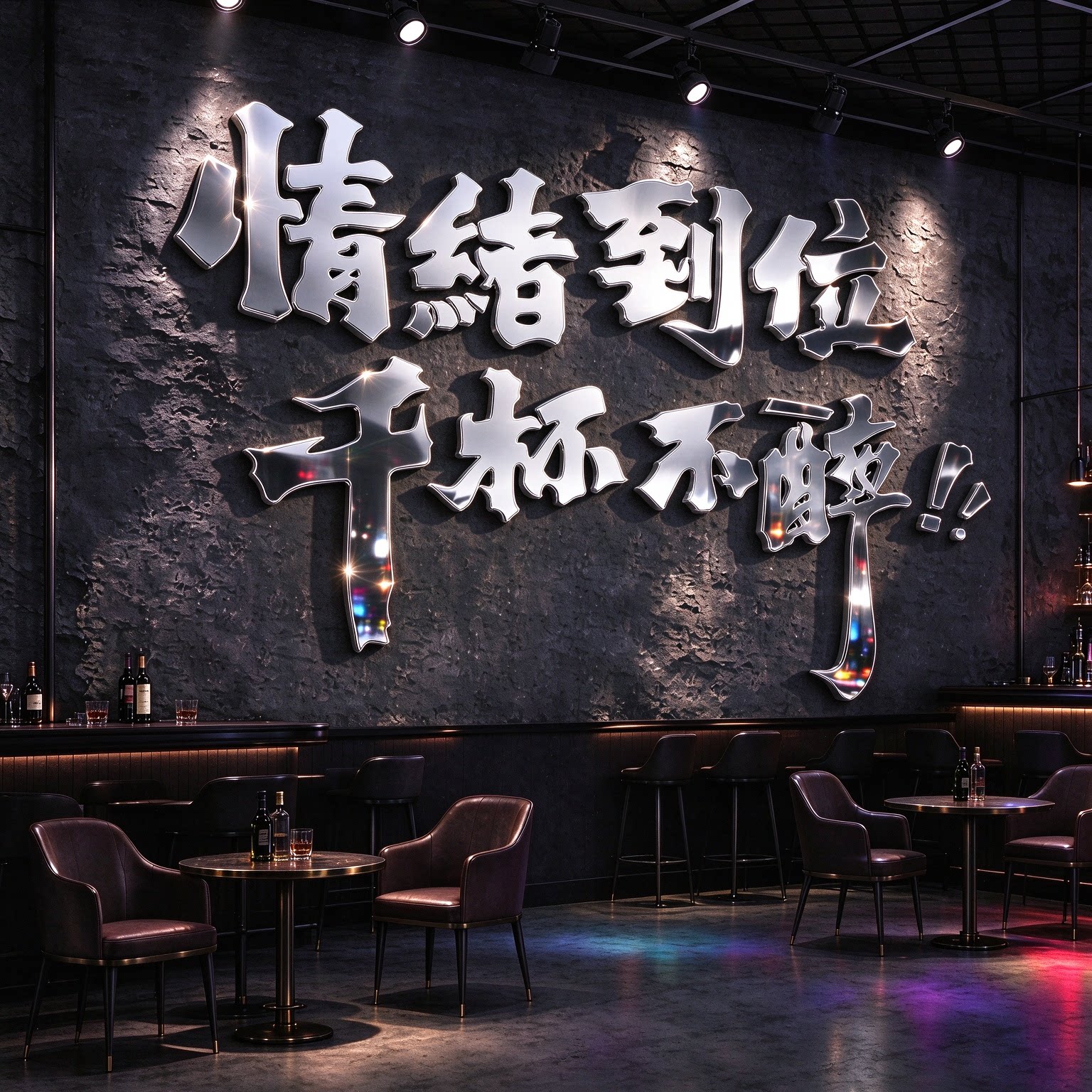 酒吧民谣清馆网红打卡氛围墙贴