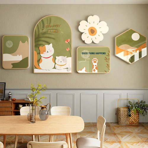 电视机背景墙装饰品壁画卧室房间