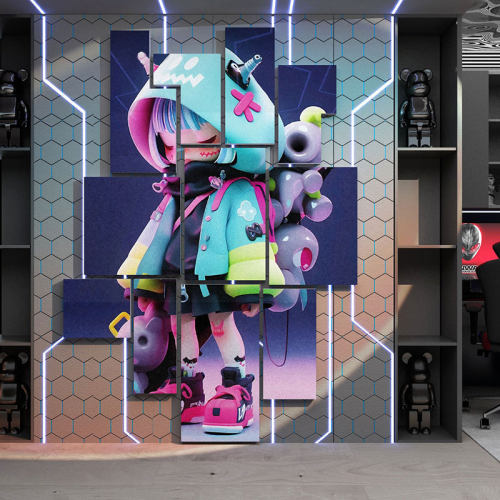 博尼亚电竞房网吧雪弗板