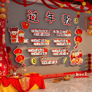 2026过马新年中国传统节日元旦主题墙春节布置幼儿园环创教室材料
