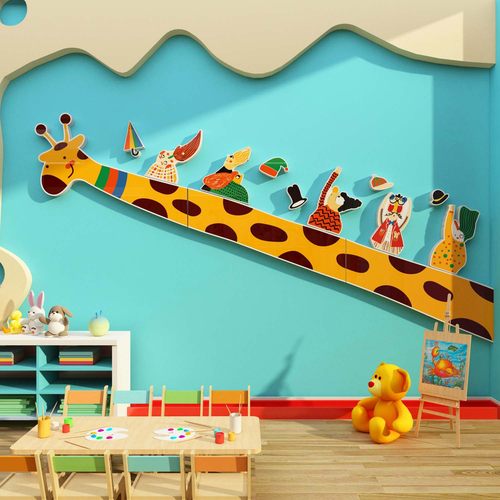 美术教室布置楼梯走廊阅读区环创主题互动墙成品幼儿园墙面装饰画