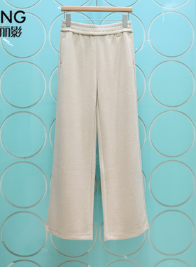 YSING衣香丽影专柜正品2025冬季新款加厚高腰松紧毛呢裤141016106