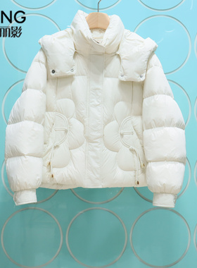 YSING衣香丽影专柜正品2025冬季新款抽绳连帽羽绒服外套141017301
