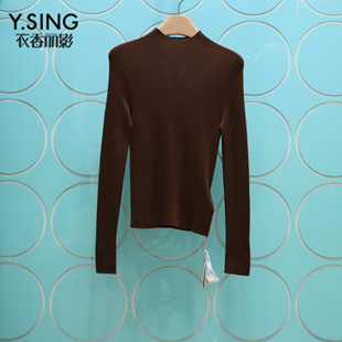 YSING衣香丽影专柜正品2025冬季新款套头长袖羊毛针织衫141019001