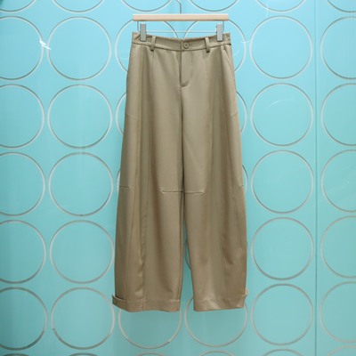 MRER莫乂义    专柜正品春季新款松紧腰简约百搭休闲裤女R5A71222