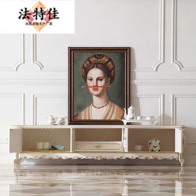 宫廷法式奶油风电视柜2.2M实木雕花地柜欧式彩绘储物柜整装P2,玩具/童车/益智/积木/模型,毛绒/玩偶/公仔/布艺类玩具,淘宝优惠券,粉丝福利购,淘宝优惠卷