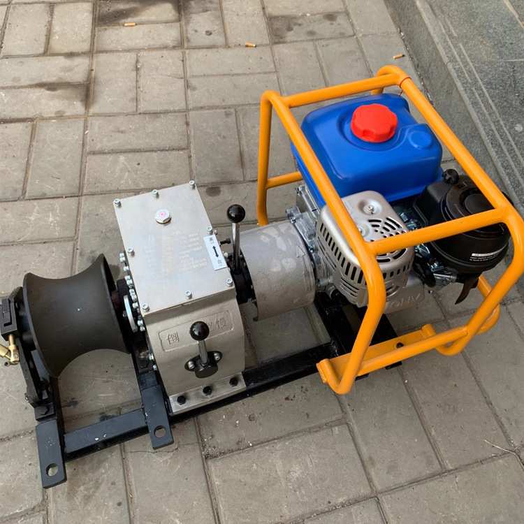 供应手拉风冷柴油机绞磨5吨无动力绞磨机 3T快速柴牵引机