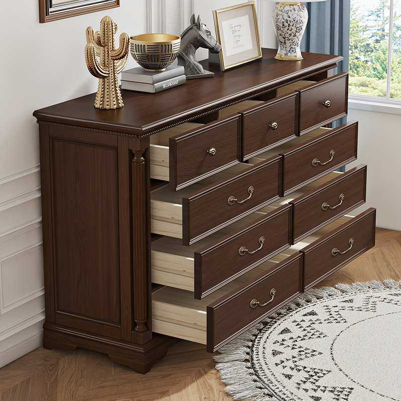 美式全实木九斗柜原木卧室储物柜收纳斗柜墙边柜家具置物柜,玩具/童车/益智/积木/模型,毛绒/玩偶/公仔/布艺类玩具,淘宝优惠券,粉丝福利购,淘宝优惠卷