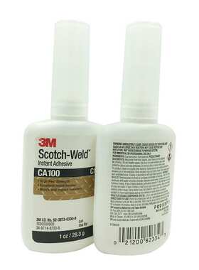 3M CA100快干胶SF100耐冲击快速固化高强粘接金属塑料橡胶电子