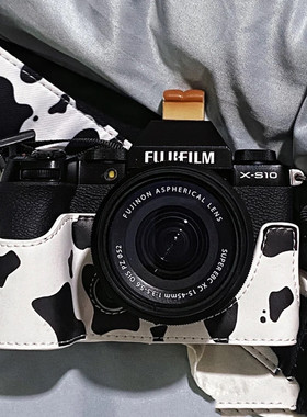 富士微单XS10相机包XE4卡通XT4半套3皮套XT30IIXT200底座XA7可爱5