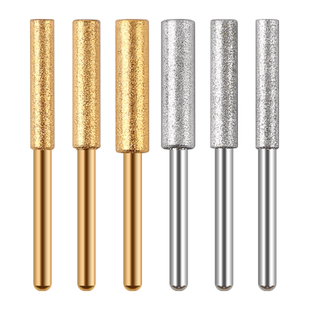 电锯链条锉刀电动油锯磨链条机打磨器金刚石磨头磨锯齿金刚砂磨头