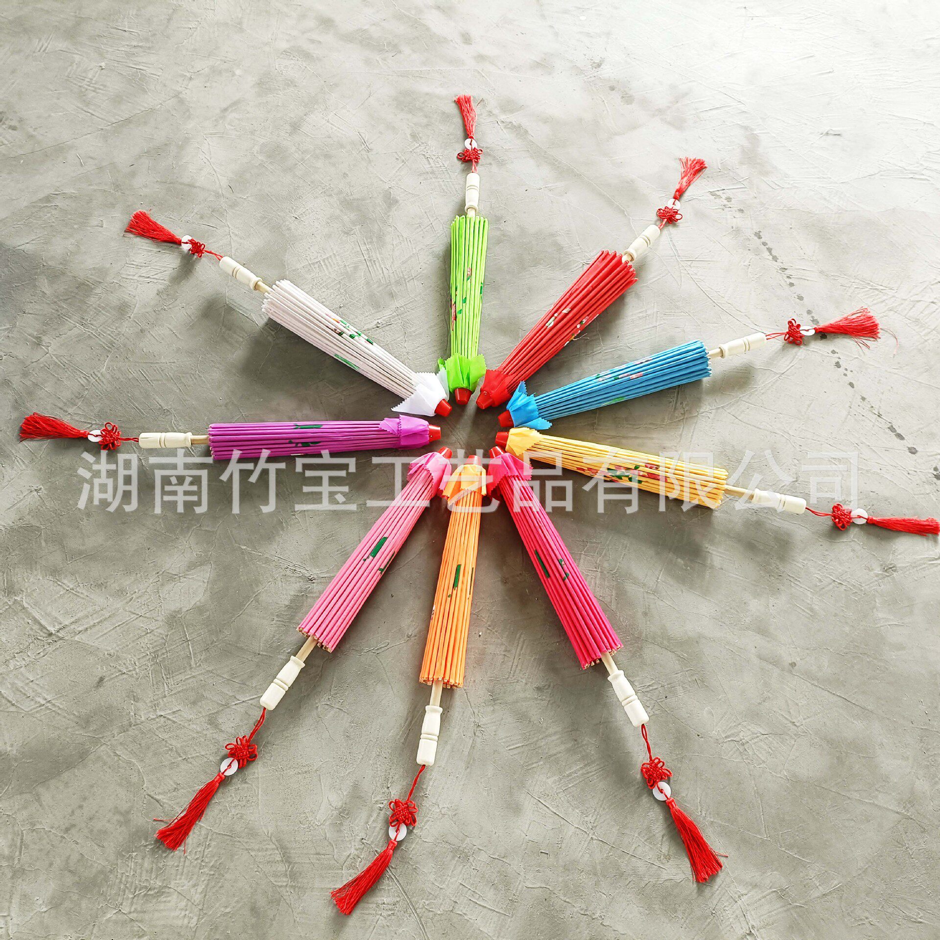 古典绸布伞玉佩中国结旗袍道具