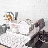 厨房碗碟沥水架盘子架收纳架碗碟架铁艺碗架洗碗架碗盘架碗筷架