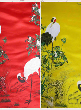 提花云锦面料服装唐装古风织锦缎