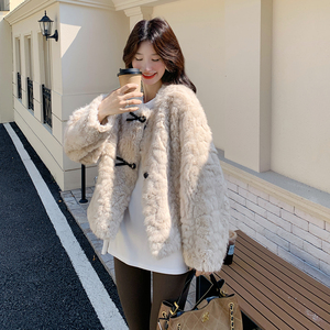 现货主推2025冬季新款软fufu环保皮草毛毛外套女1511-P180K278图片