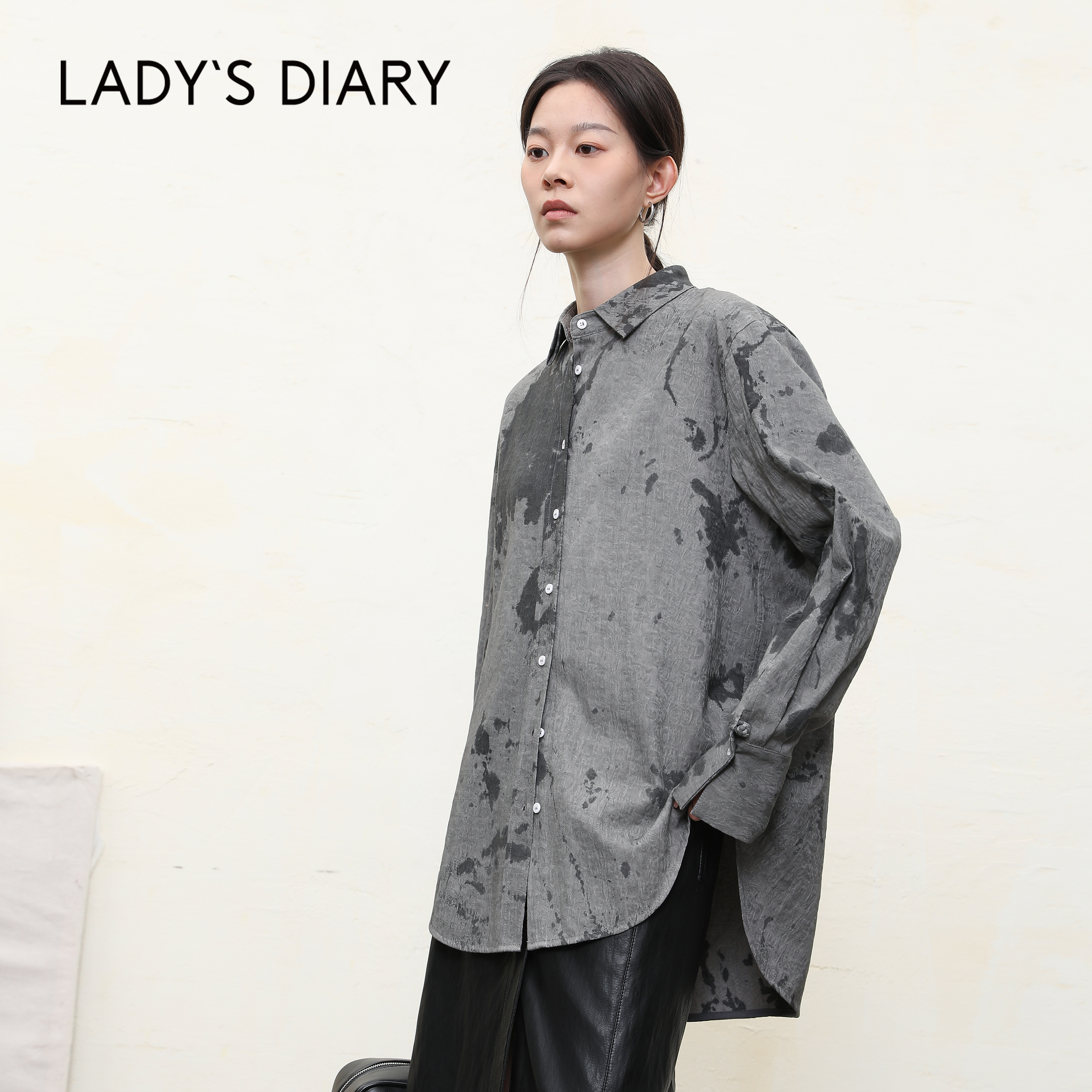 女性日记纯棉衬衫设计感小众秋季