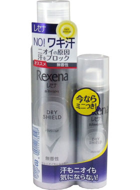 新到现货日本进口正品 舒耐女士止汗喷雾套装无香型135G+小喷45G