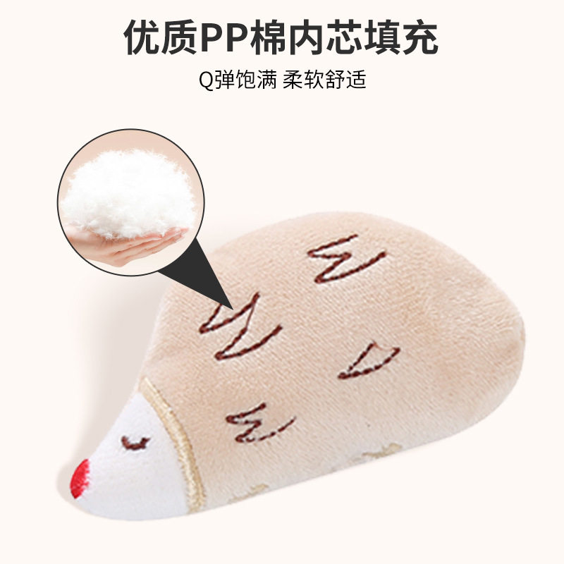 宠物用品工厂批发跨境玩具大象鲸鱼小鸟刺猬毛绒猫薄荷猫咪耐咬