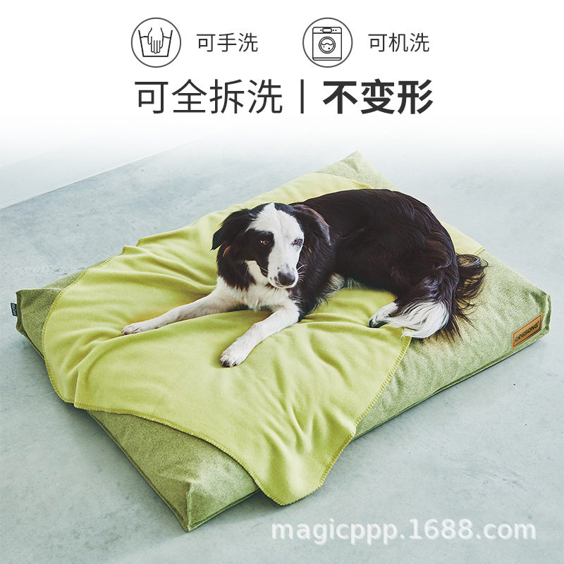狗垫子秋冬款大型犬睡垫可拆洗耐咬狗窝宠物睡觉用垫狗狗冬天保暖