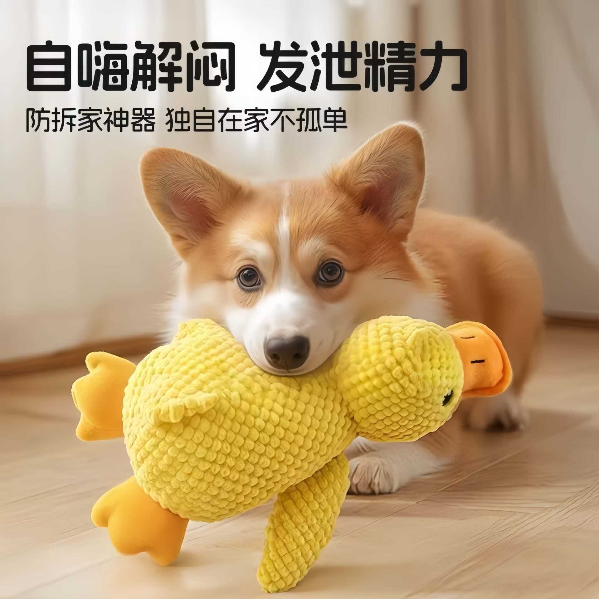 狗狗玩具解闷宠物小狗毛绒玩偶大狗自嗨发声磨牙耐咬狗狗玩具用品