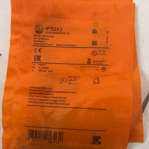 可维修德国IFM易福门IFS242电感式接近开关传感器IFK300议价