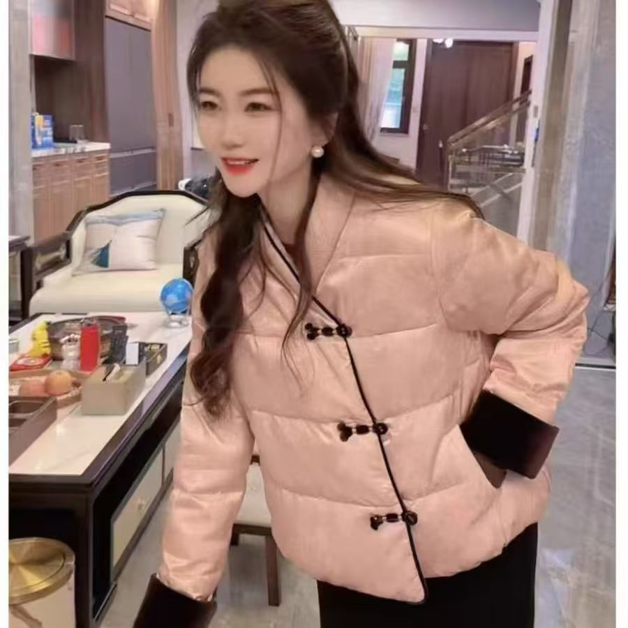 【芊兮】棉服冬季款新中式国风立领加厚保暖时尚I盘扣女短款外套,女装/女士精品,羽绒服,淘宝优惠券,粉丝福利购,淘宝优惠卷