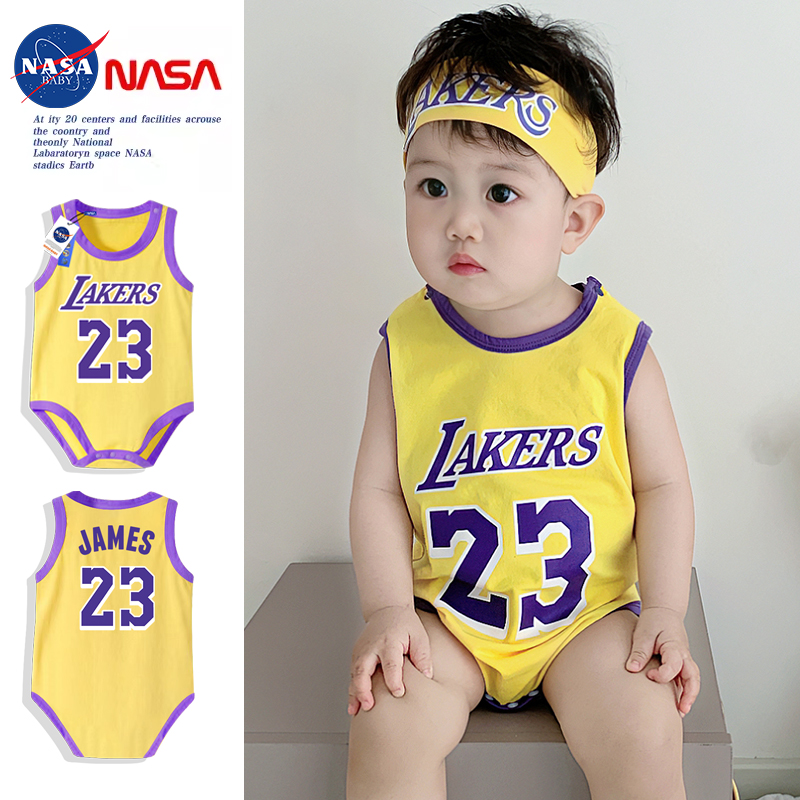 运动套头连体衣纯棉夏球衣詹姆斯