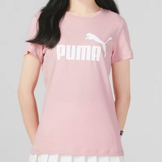 PUMA彪马女装半袖2023夏季新款运动服舒适透气圆领短袖T恤673655