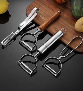 正品加厚雄光不锈钢削皮刀水果刮皮刀土豆刨皮刀多功能瓜刨削皮器