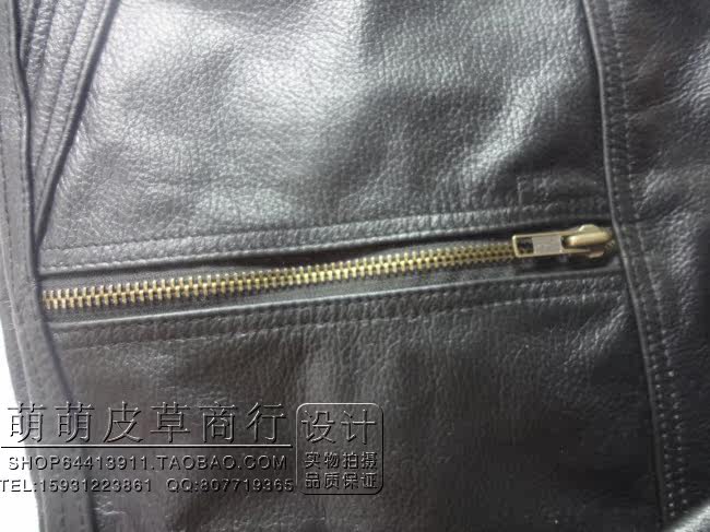 Pantalon cuir homme droit pour hiver - Ref 1481546 Image 3