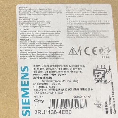 议价热过载继电器3RU1136-4EB03RU1136-4DB03RU1136-4FB0