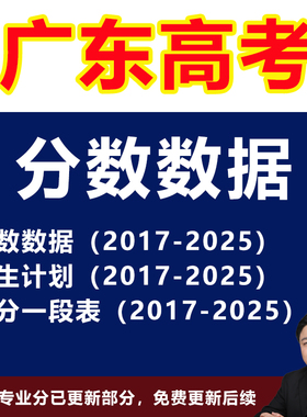 2026广东高考志愿填报指南录取分数投档线招生计划本专科非艺体