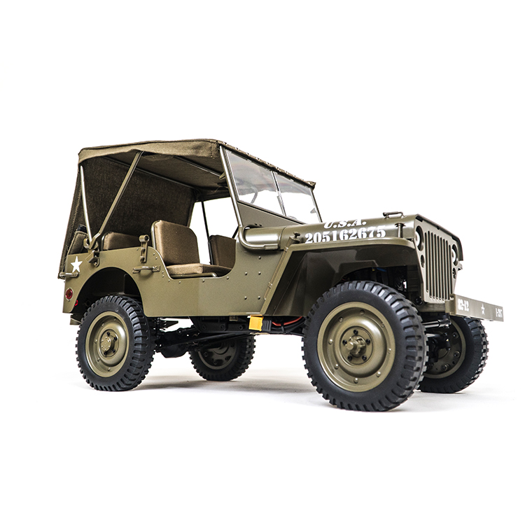 FMS 威利斯1:6 1941 MB SCALER攀登者仿真攀爬车升级件帆布车蓬