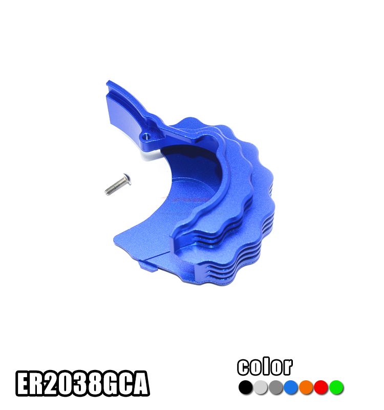 TRAXXAS E REVO 2.0 86086-4铝合金中部主齿保护盖带有散热纹-件