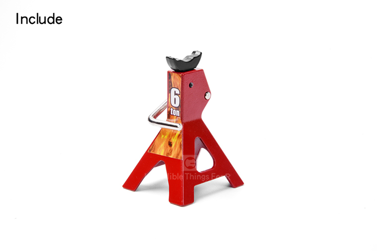 模型攀爬车千斤顶 拉伸式 可升降 金属 6T SCX10 UDR TRX4