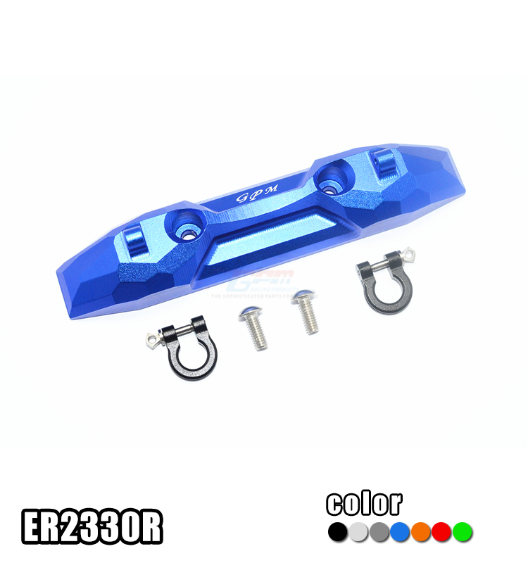 TRAXXAS E-REVO 2.0 86086-4铝合金后保险杠带U型钩-件-ER2330R