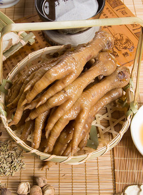 苏州爊味胖鸡爪常熟杨园沙家浜特产大林爊味现做特色美味即食