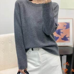 春款女士白色毛衣女款2026新款春季爆款内搭可外穿高级感针织衫