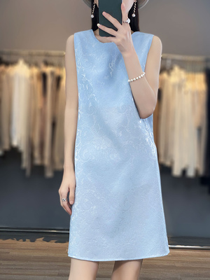 无袖连衣裙高级感宽松裙子夏装