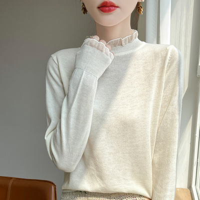 羊毛打底衫春秋舒适轻薄感针织